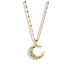 Half Moon Cubic Zircon Halsband